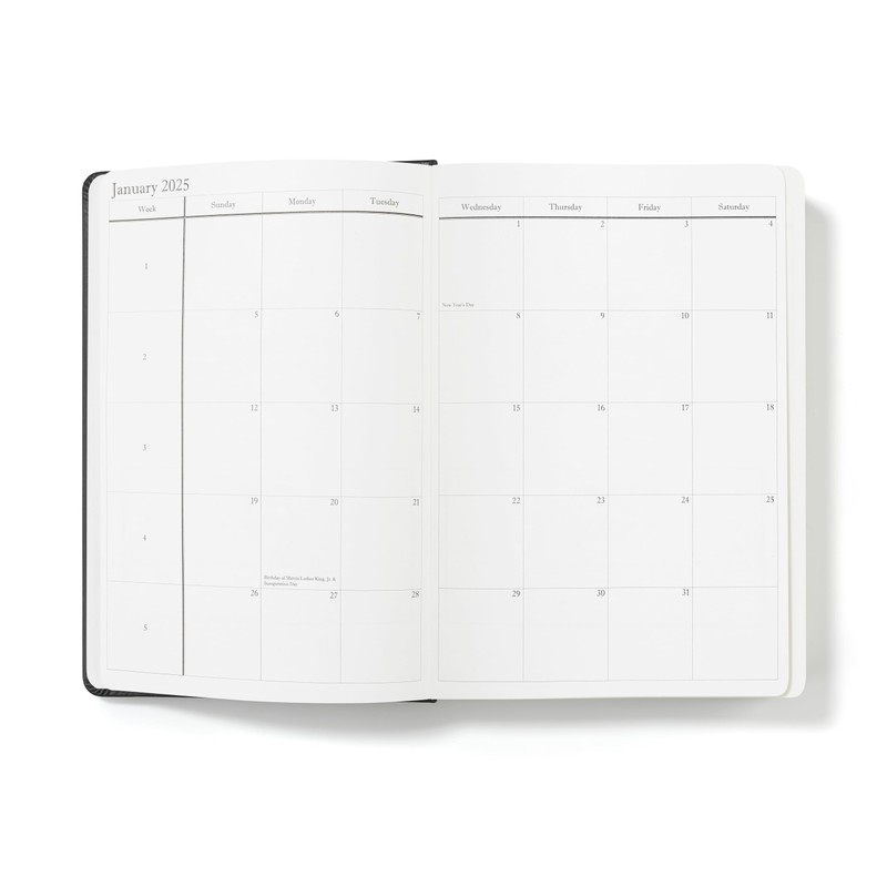 Wykeham's Wykeham's Executive 2025 Daily Journal Planner C Customization Available
