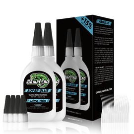 Ultra-Thin Super Glue Liquid Kit 4.6 oz, Fast Drying Clear Superglue for Plastic Metal Glass Shoe 3D Printing, Instant Cyanoacrylate Adhesive for Woodworking Stabilizing CA Finish Jewelry Inlay