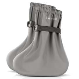 Zamboo Baby Rain Socks - Waterproof Cover / Mud Socks for Outdoors, Free from Harmful Substances (Oeko-Tex Standard 100 Tested), Machine Washable - Grey, charcoal