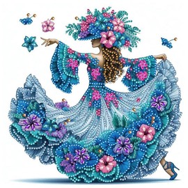 Special Shaped Diamond, 5D Diamond Painting Kits, Frameless, Sparkling Gem, Home Decor, Office Decor, Owe, Eagle, Butterfly, Flowers, Hummingbird, Dog, Cat, Cow,:_AB071