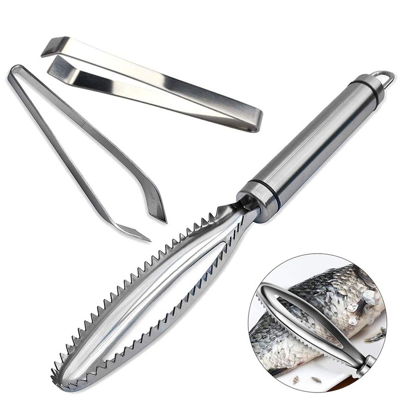 Fundament Fish Scaler 304 Stainless Steel Fish Scale Remover Kitchen