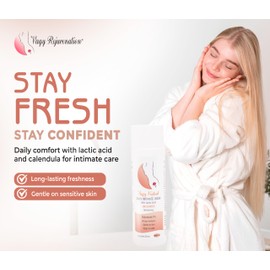 Vagy Rejuvenation Vagy Lactic Feminine Wash with Lactic Acid & Calendula – Gentle Intimate Wash Women pH Balance – Refreshing Vaginal Cleanser – Daily External Use – 8 oz