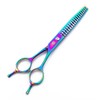 6.5"/8.0'' Professional Chunker Shear Twin Tail Downward Curved Pet Grooming