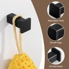 SAYAYO Modern Black Coat Hooks for Wall, Robe Hooks Towel