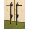 12" Heavy Duty Cane Bolt Gate Drop Rod Hardware Ground