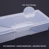 Benecreat Rectangle Big Clear Plastic Bead Storage Container Box for