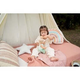 Soft Body Blond Hair Baby Doll Girl Caucasian Anatomically Correct Fully Articulated Posable in Size of 15"