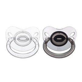 Landofgenie Adult Size Large Shield Pacifiers Butterfly Shaped Cutie Pacifier 2 Pack