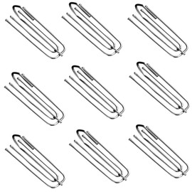 Curtain Pleat Hooks 40pcs Stainless Steel Curtain Hooks 4 Prongs Curtain Pleat Hook Pinch Pleat Hook Stainless Steel Shower Curtain Hooks,Metal Hooks Drapery for Window Door and Curtain Rings