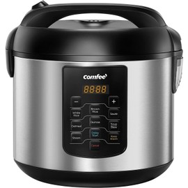 Rice Cooker, Rice Maker, Steamer, Saute, Steamer and Warmer, 5.2 QT Capacity