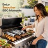 Stainless Steel Grill Heat Tents, Universal Burner Covers for Gas