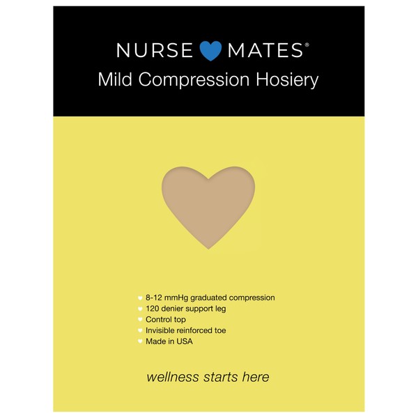 Nurse Mates Mild Graduated Compression Support Pantyhose | 8-12 mmHg
