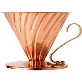 HARIO V60 Copper Dripper for 1-4 cups, coffee, hand drip, made in Japan, VDPR-02-CP