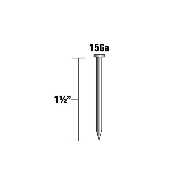 Metabo HPT Angled Finish Nails | 1-1/2 Inch x 15