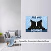 CZRPKEN Light Switch Cover Plate Witch Funny Cat Humorous Text