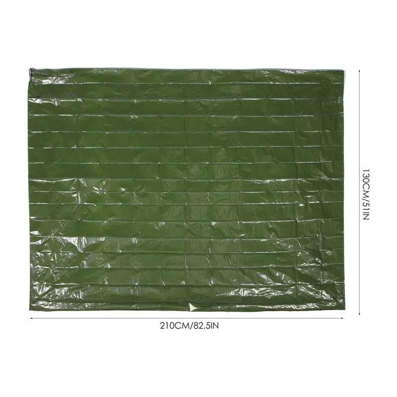 BESPORTBLE Outdoor Survival Blanket Aluminum Film Emergency Blanket Compact Lightweight