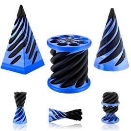 3PCS Spiral Cone Fidget Toy,impossible Cone,spiral Fidget Toy,Mini Stress Relief Desktop Decorations Toy,Suitable for Home Office, Living Room Decoration, Souvenir Gift.