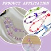 SOFPLATE 1 Box 529Pcs Assorted Acrylic Beads Purple Assorted Beads