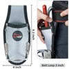 MELOTOUGH Plier Holster Tool Holder and Heavy Duty Steel Loop
