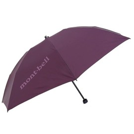 Montbell 1128701 Mont-bell Folding Umbrella, Men's, Women's, Lightweight, Trekking Umbrella, 55, purple (PU)