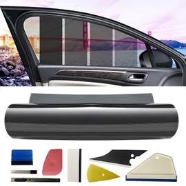 YIFUOK 5% VLT Carbon HD Window Film Tint for Car and Home 20" X 100 FT & 8 Pcs Installation Tools,Fit Window Privacy Film Blocks UV/IR Rays, Heat & Glare,Scratch Resistance