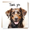 Cute Brown Dog Thank You Card - Special Puppy Appreciation