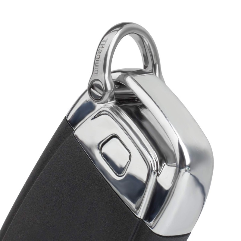 TISUR Key Ring Titanium D-Ring Key Car Motorcycle Keychain Cute