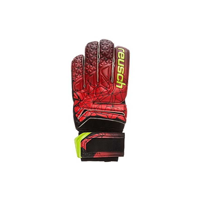 Reusch Herren Fit Control R3 Torwarthandschuhe, Black/fire red, 8