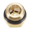 sourcing map Oil Liquid Level Indicator Sight Glass M18 x