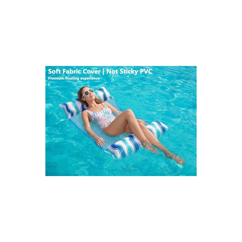 Jasonwell Pool Floats Adult Games - 2 Pack Fabric Inflatable