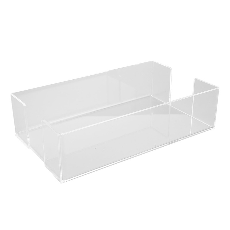 Napkin Tray Storage Holder Transparent Acrylic Modern 9.5x5.5x2.5in Large Capacity