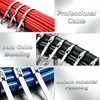 300PCS Cable Ties Kit, 11.8 Inch Heavy Duty Silver Metal