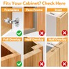 TamBee 175 Degree Hinges Frameless Cabinet Doors Hinges 48mm Concealed