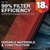 K&N Engine Air Filter: Long Life 18,000 Mile Replacement Air