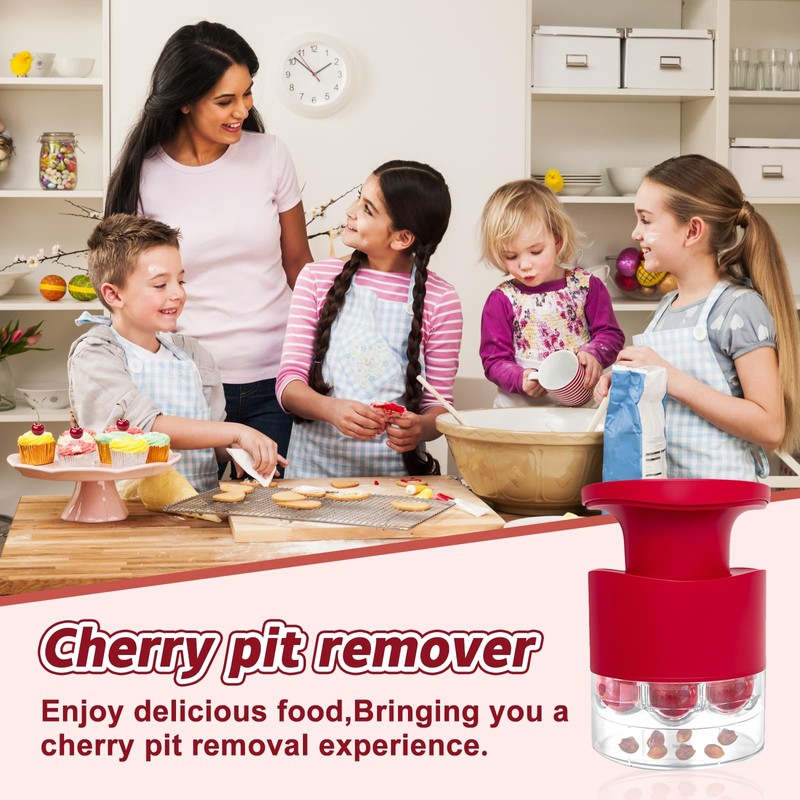 Cherry Pitter - Quick Release Multi Cherries Stoner Pitter 7-in-1,
