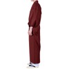 Kyoetsu Men's Kimono, Washable, Solid Color, Pongee, Japanese Clothing, red