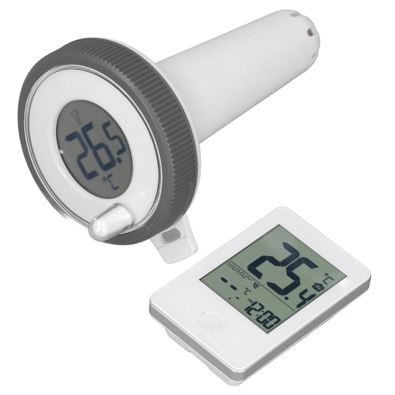 Wireless Pool Thermometer LCD Display 0.1℃ Accuracy Waterproof Digital Floating