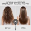 Gjinxi Vented Hair Brush Wet Dry Brush Detangling Boar Bristle