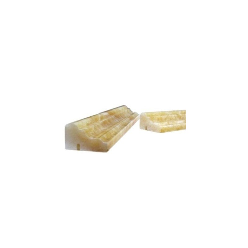 Honey Onyx 2 x 2 Polished Mosaic Tile meshed on