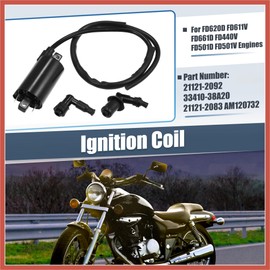 ACROPIX Ignition Coil for Kawasaki Mule 3010 3020 4010 FD620D FD440V for Vulcan Coil 21121-2092 AM120732 for Riding Lawn Mower Utility Vehicle Ignition Electrical Coil Pack Black Car Parts