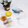 Resin Mould Crystal Coaster Shapes Hexagon Square Round for DIY