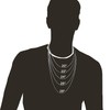 YL Men's Cross Necklace Stainless Steel Large Crucifix Pendant 20''