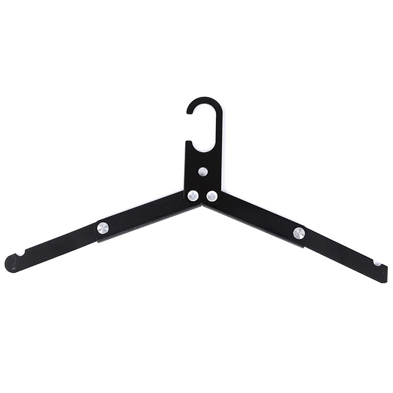 equlup Folding Travel Hangers, Foldable Clothes Hangers Aluminium Alloy High
