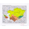 Historic 2009 Wall Map - The Caucasus and Central Asia.