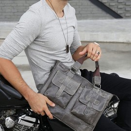 Bull Captain 041 Natural Cowhide Briefcase Cross Bag Messenger Bag Travel Men's Dot Bag Shoulder Bag Bull Captain 041 Black 2ea