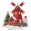 Christmas Windmill Diamond Art Tabletop Kits for Adults