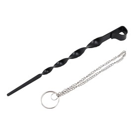 Ieron Rain Chain Anchor, Rain Chain Ground Anchor/Stake, 17” Coated Stainless Steel Rain Chain Anchoring Stake for Outside
