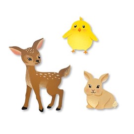 Roeda Brighten Your Life 14788m Woodland Baby Animals Set of 3 Assorted Magnets