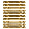 HSS Cobalt Drill Bit Double End 10Pcs 4.5mm M35 Stubby