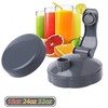 Flip Top to-Go Lid Stay-Fresh Resealable Lids Compatible with Nutribullet